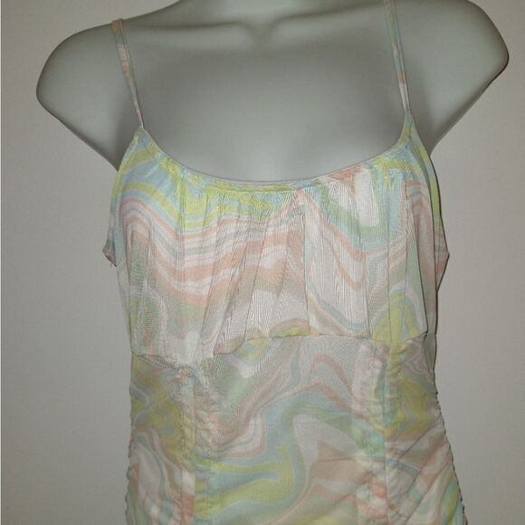 Almost Famous Ruched Tie Hem Dress - Picture 4 of 7